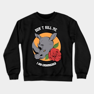 Rhinos & Rose Crewneck Sweatshirt